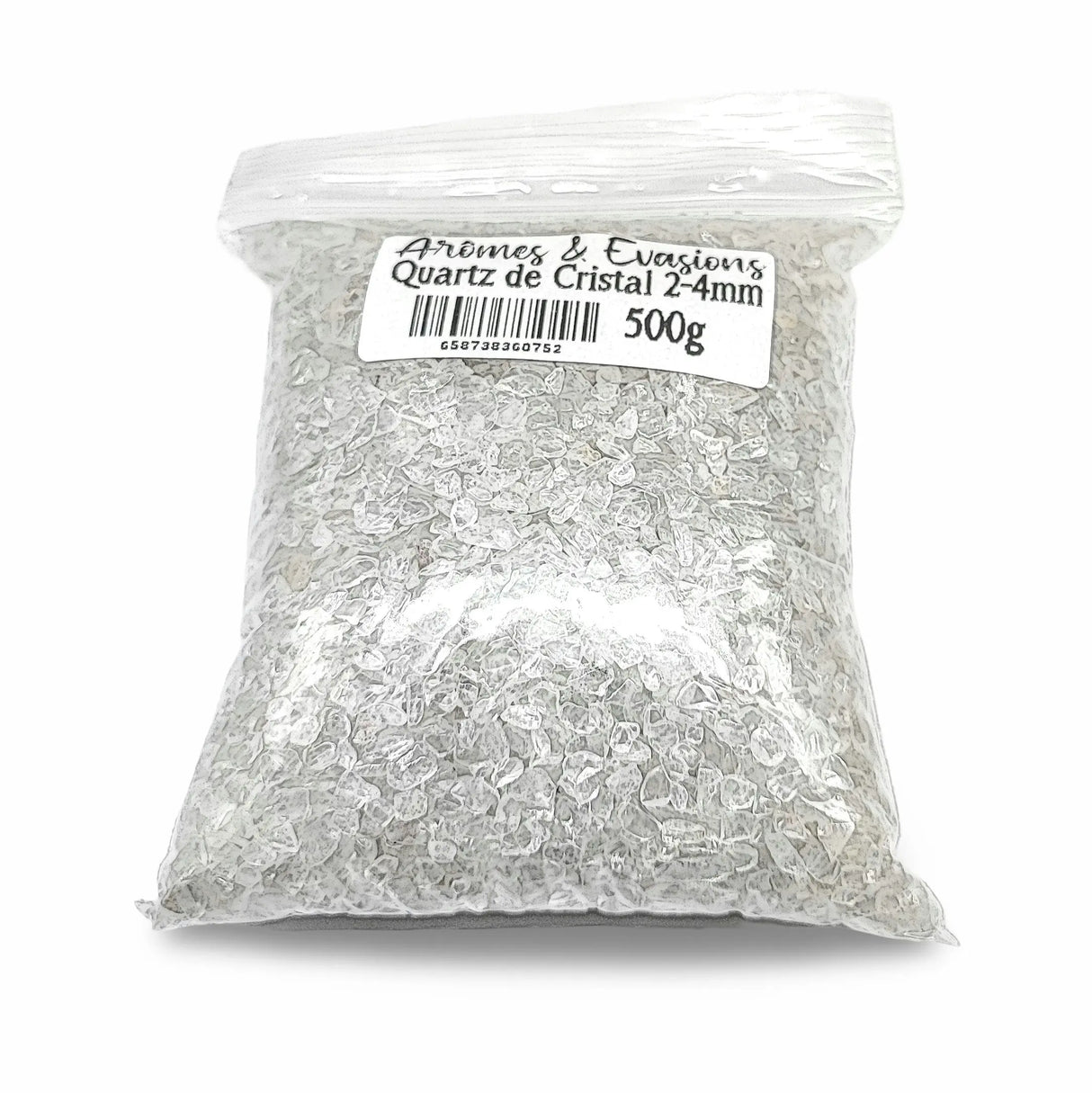 Stone - Tumbled Chips - Crystal Quartz - 2 to 4mm 500 g