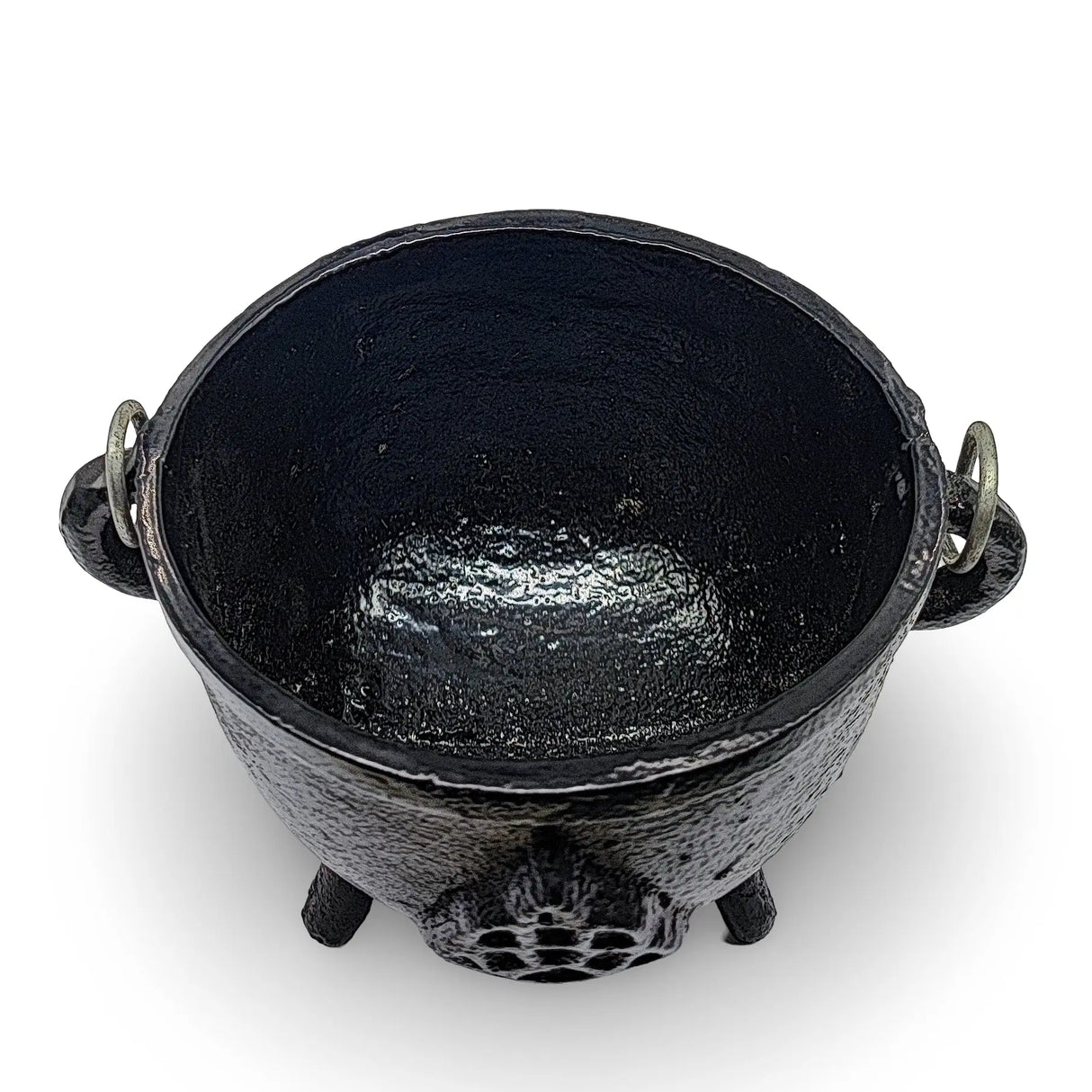 Wicca & Pagan - Cauldron - Cast Iron -Triquetra - 4.5"