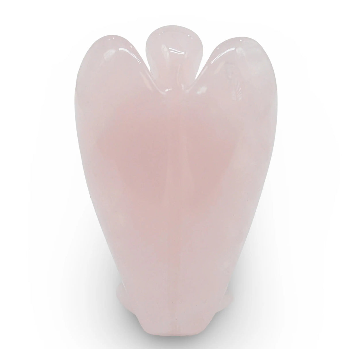 Stone - Natural Rose Quartz - Angel Sculpture - 2"