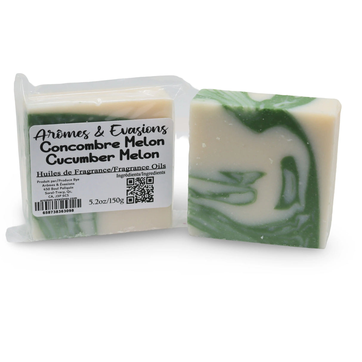 Soap Bar - Cold Process - Cucumber Melon