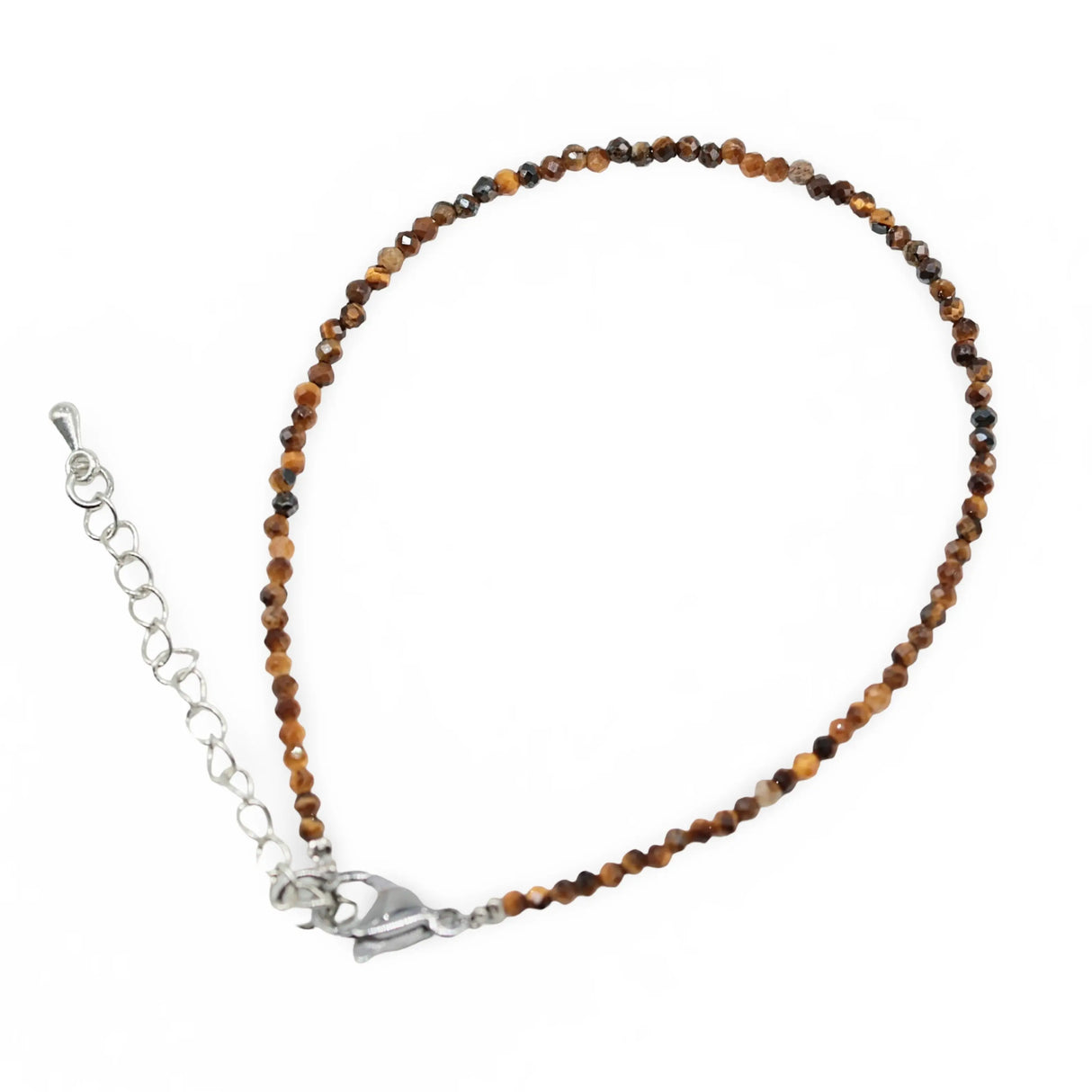 Bracelet - Tiger Eye - Faceted - 2mm