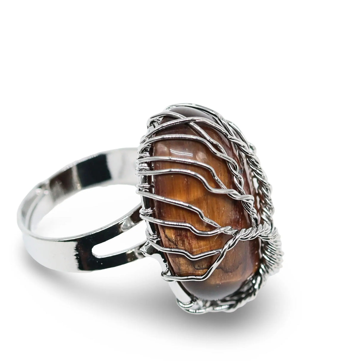 Ring - Tiger Eye - Adjustable