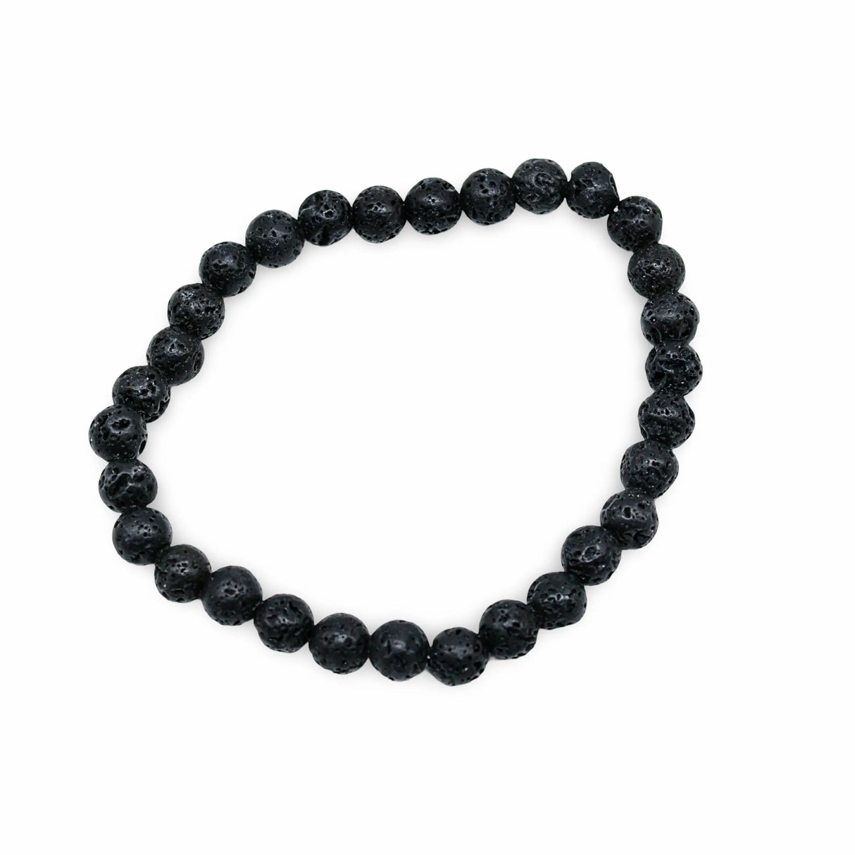 Bracelet - Lava Stone - 6mm