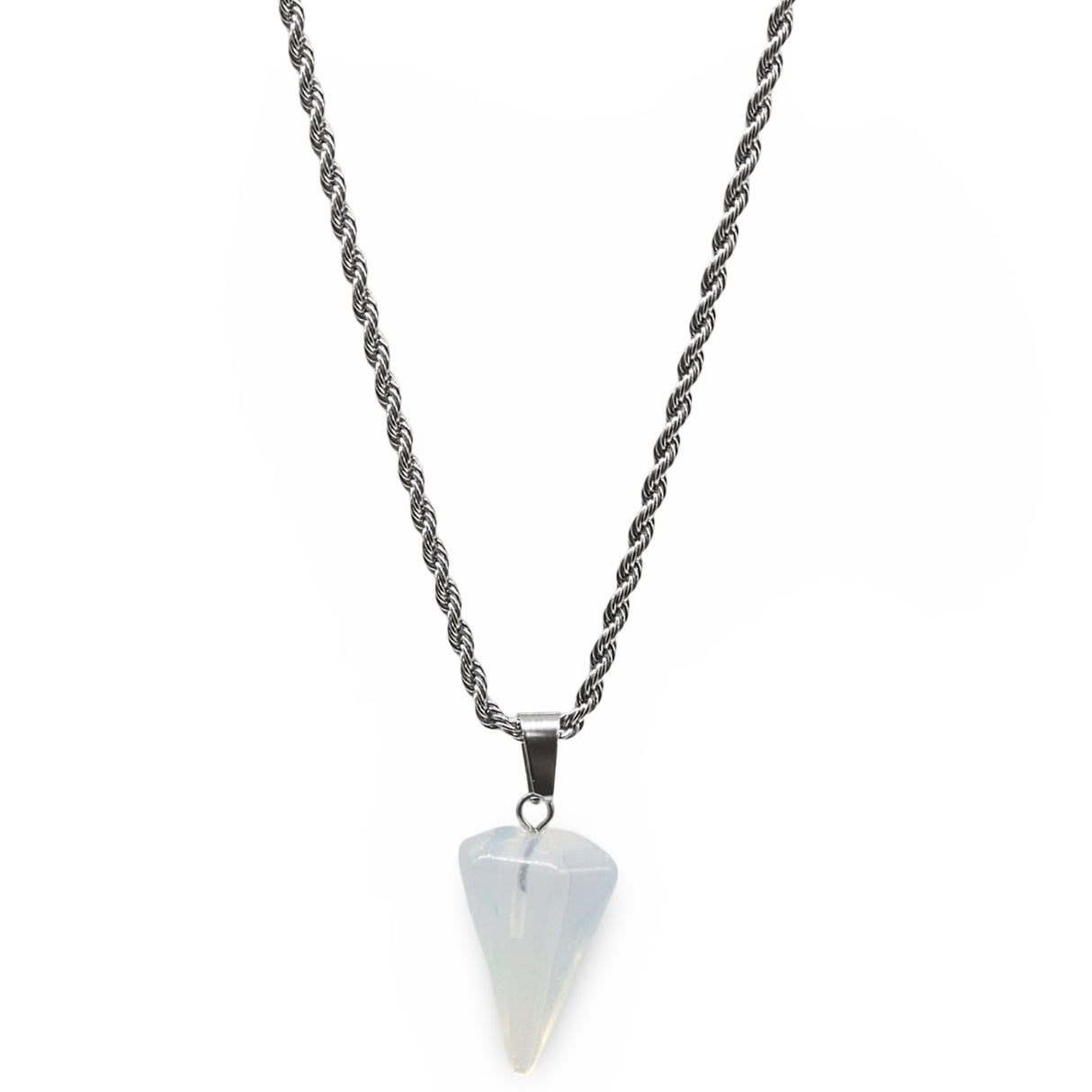 Necklace - Mini Cone - Opalite