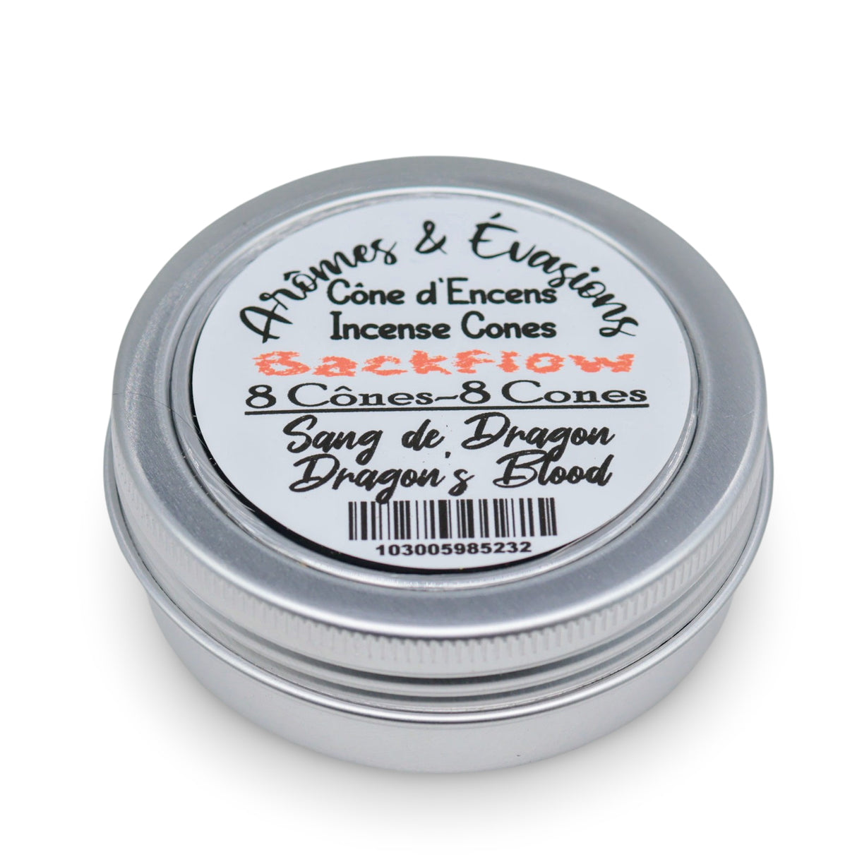 Incense - Backflow Cones - Dragon's Blood - 8 Cones