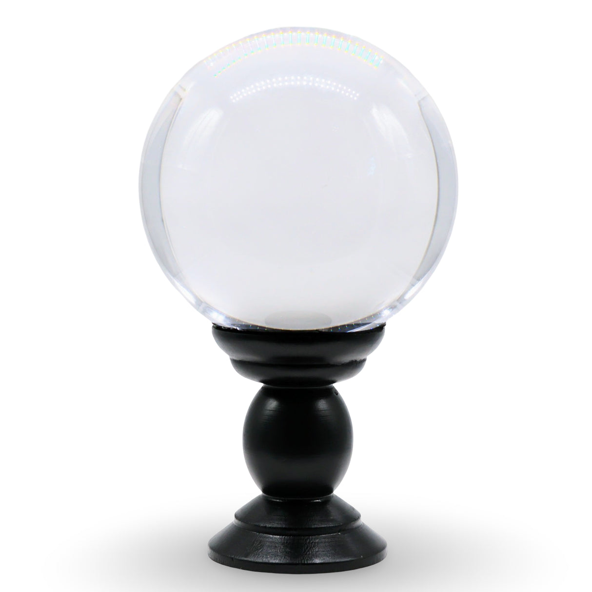Wicca & Pagan - Clear Crystal Ball on Stand - Large