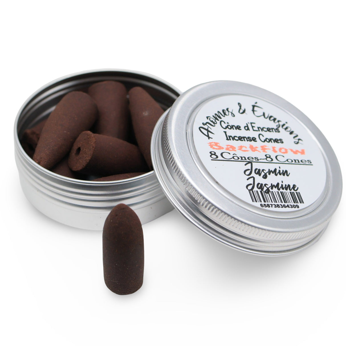 Incense - Backflow Cones - Jasmine - 8 Cones