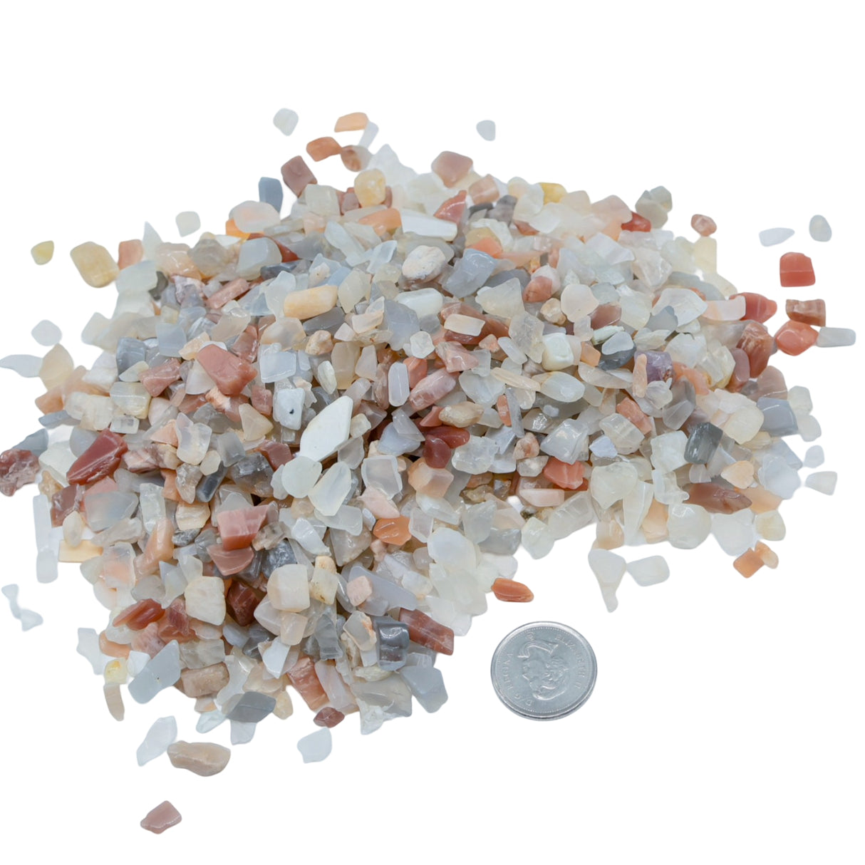 Stone - Rough Chips - Moonstone Multi