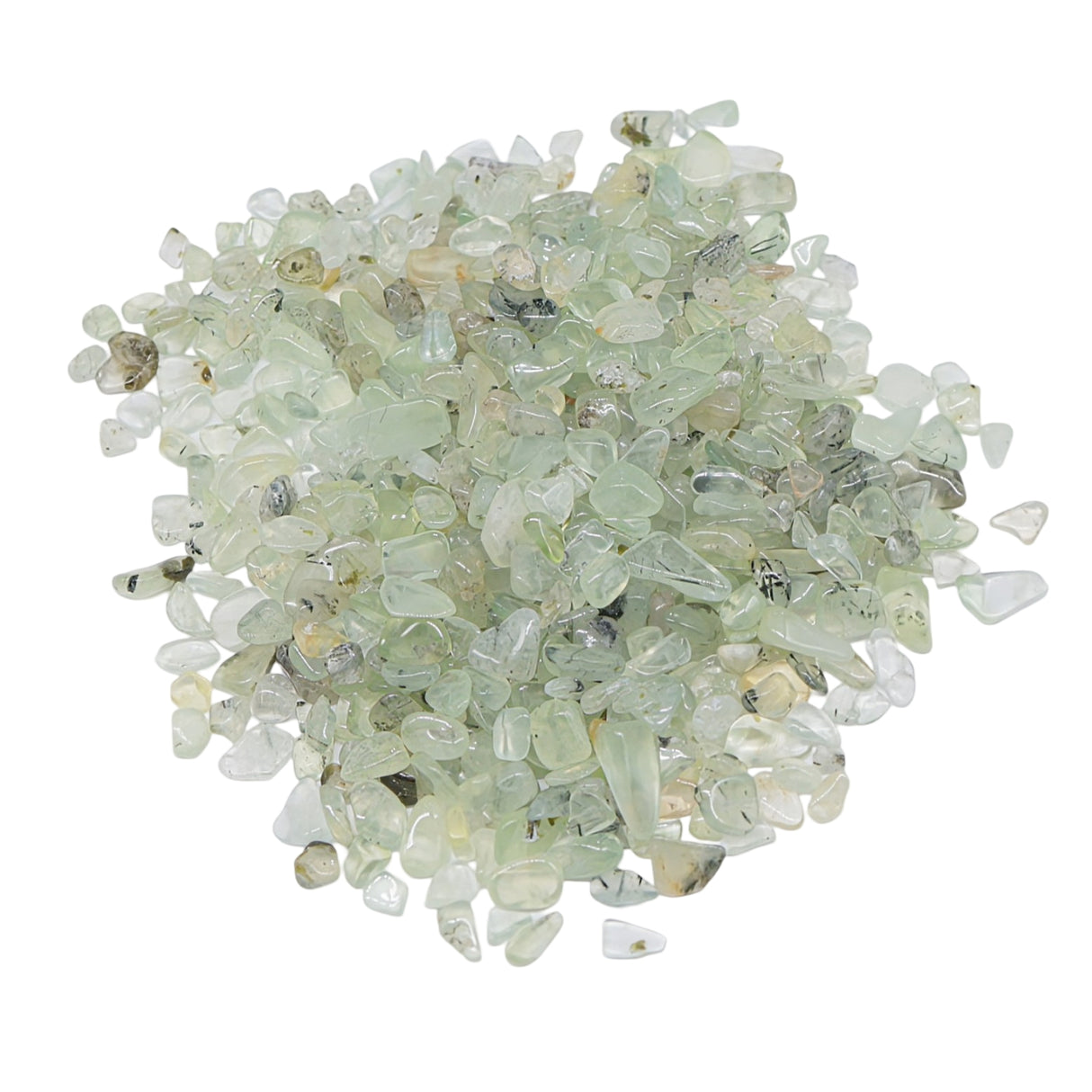 Stone - Tumbled Chips - Prehnite - 5mm to 8mm