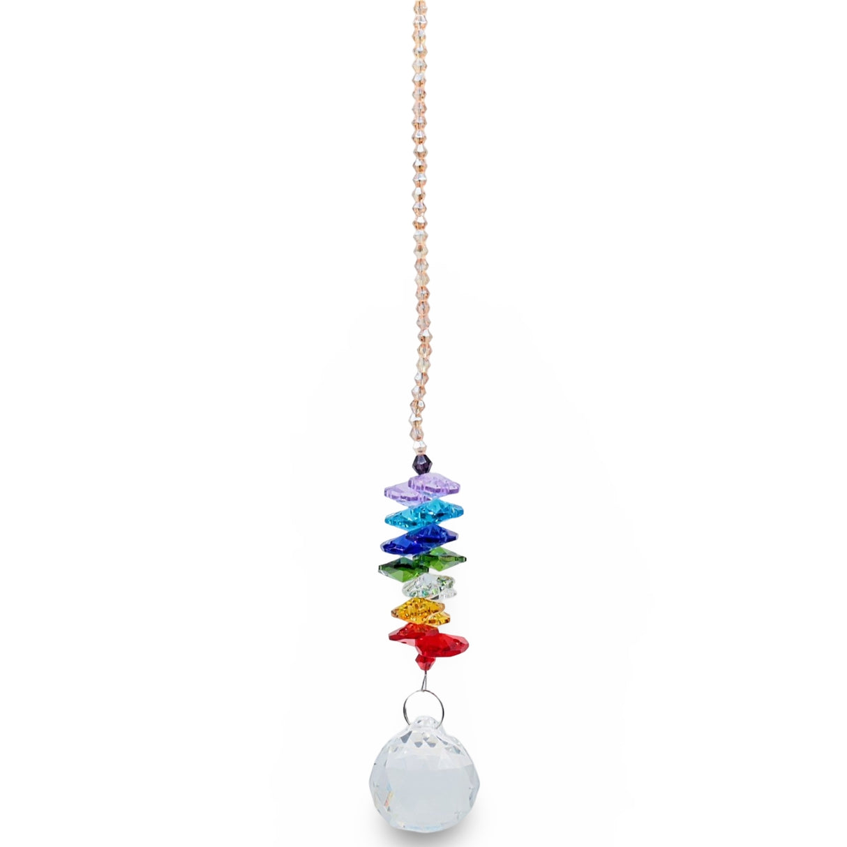 Home Decor - Suncatcher - Crystal Hanging Ornament - 7 Chakra
