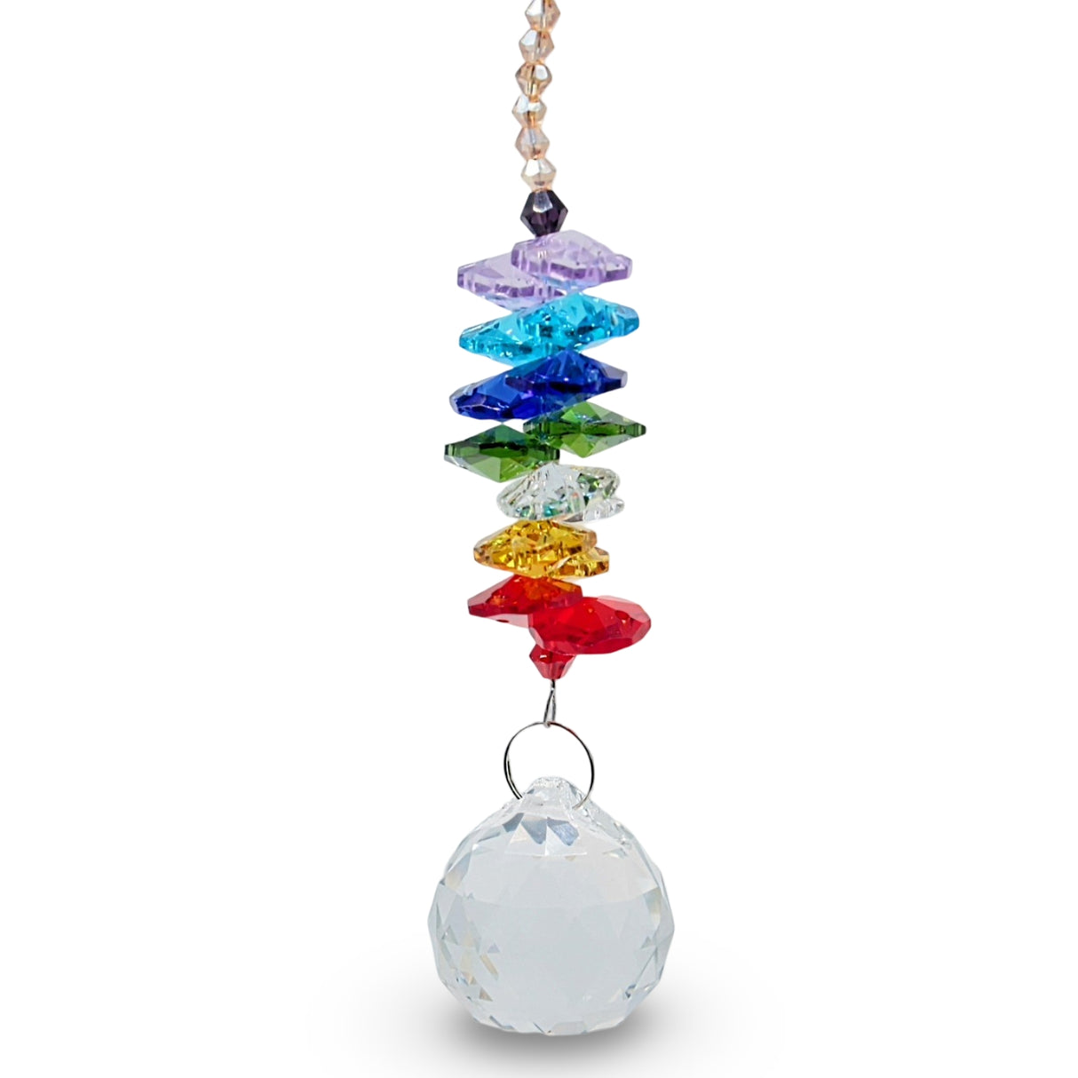 Home Decor - Suncatcher - Crystal Hanging Ornament - 7 Chakra