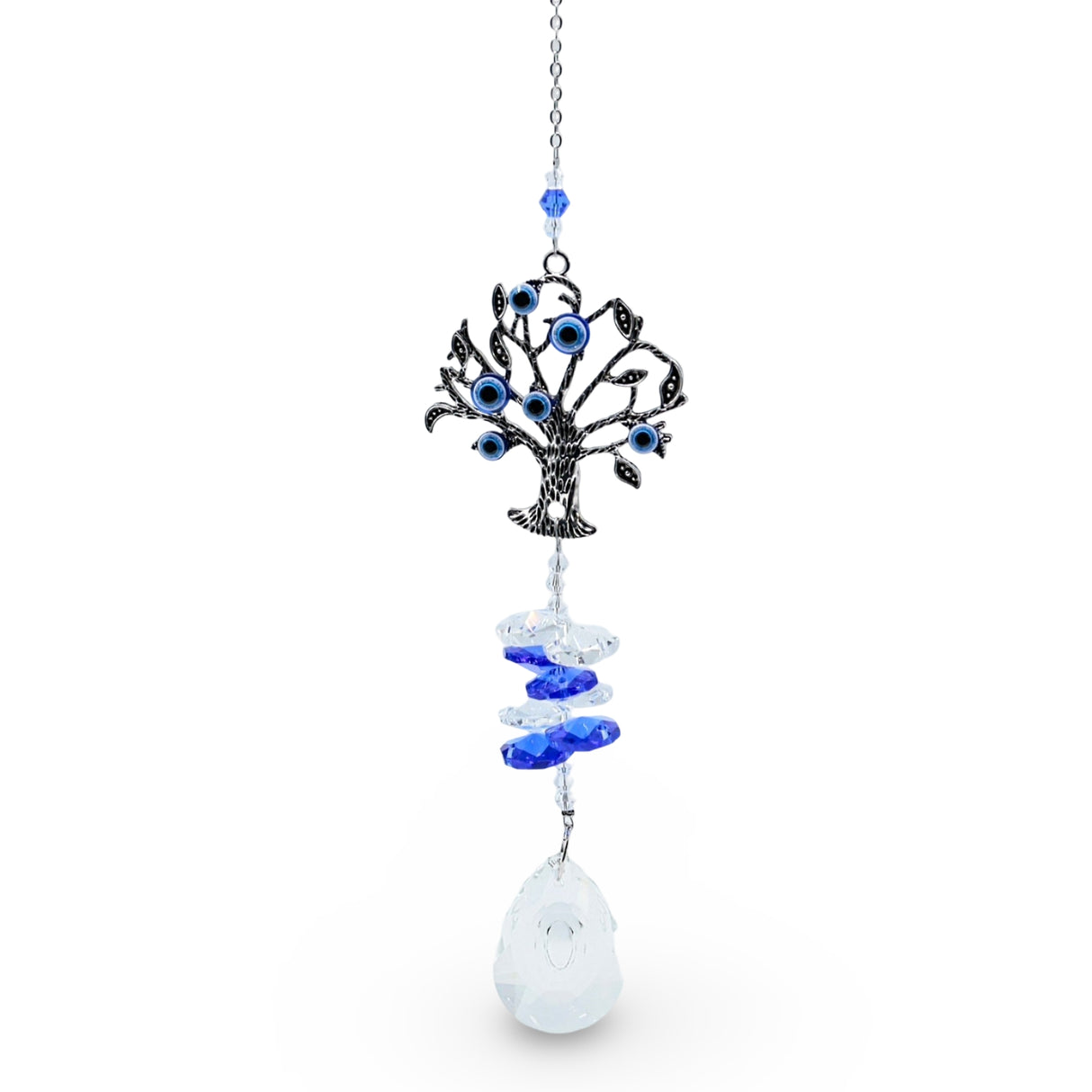 Home Decor - Crystal Hanging Ornament - Tree of Life