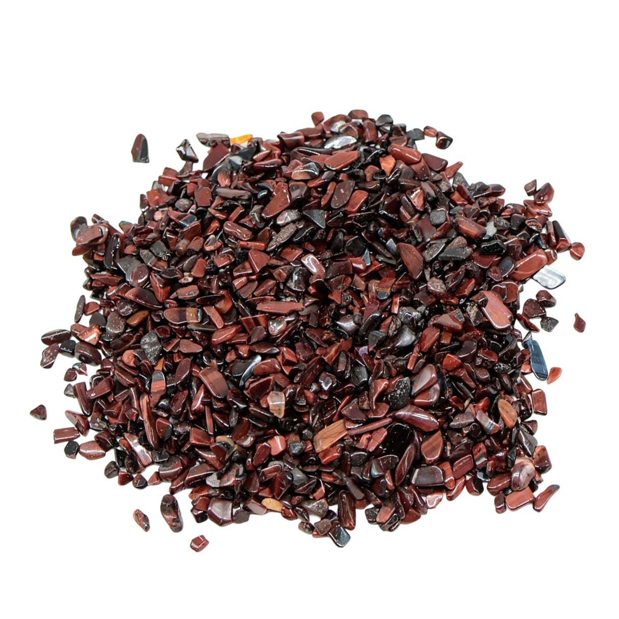 Stone - Tumbled Chips - Red Tiger Eye - 3 to 4mm