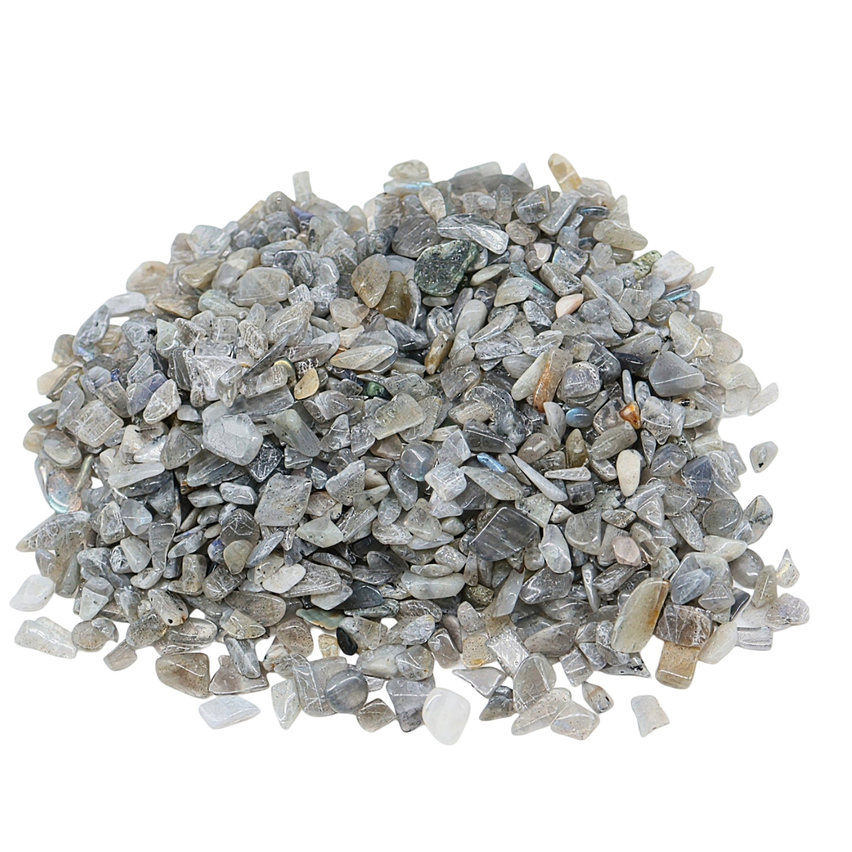Stone - Tumbled Chips - Labradorite - 5 to 7mm 10 g