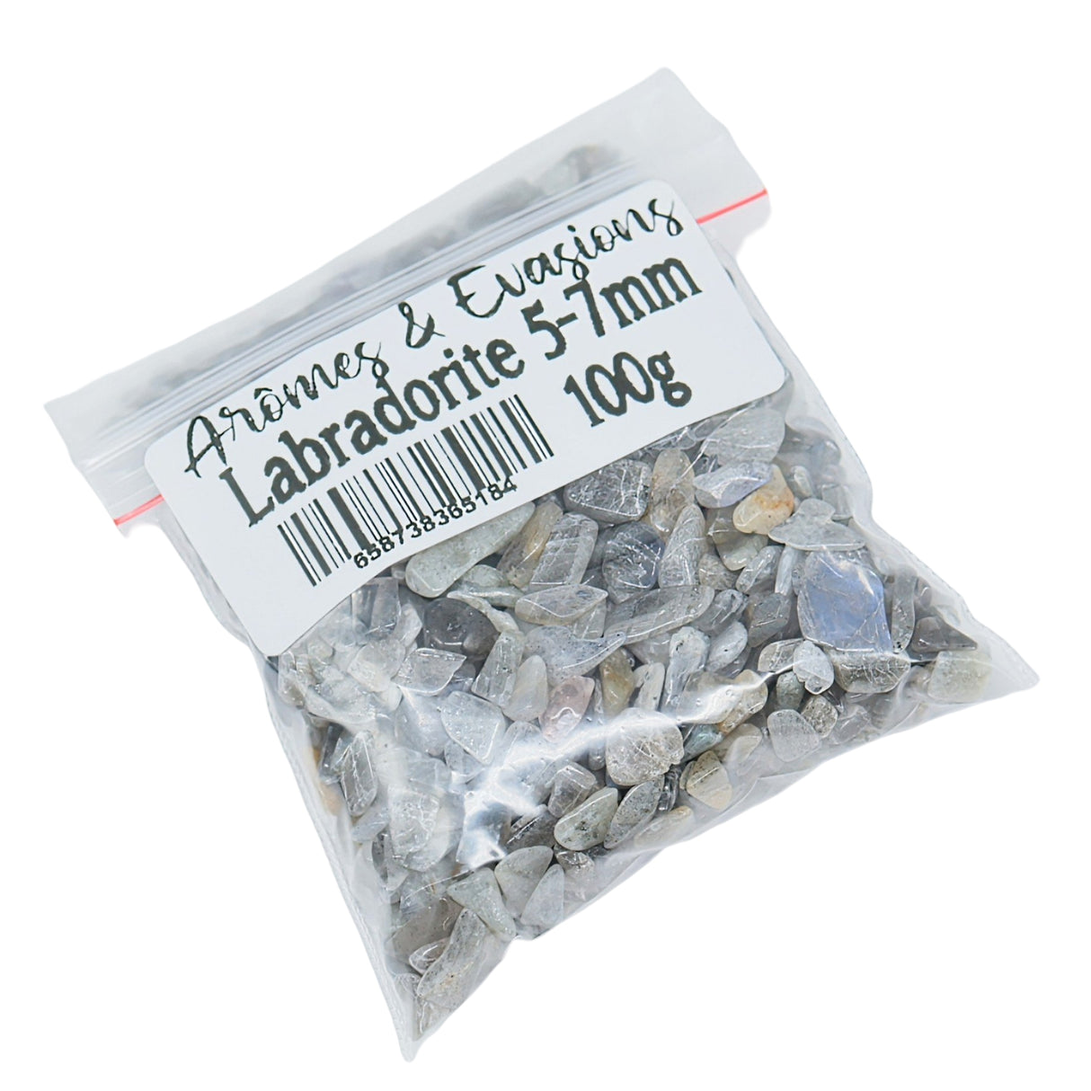 Stone - Tumbled Chips - Labradorite - 5 to 7mm 100 g