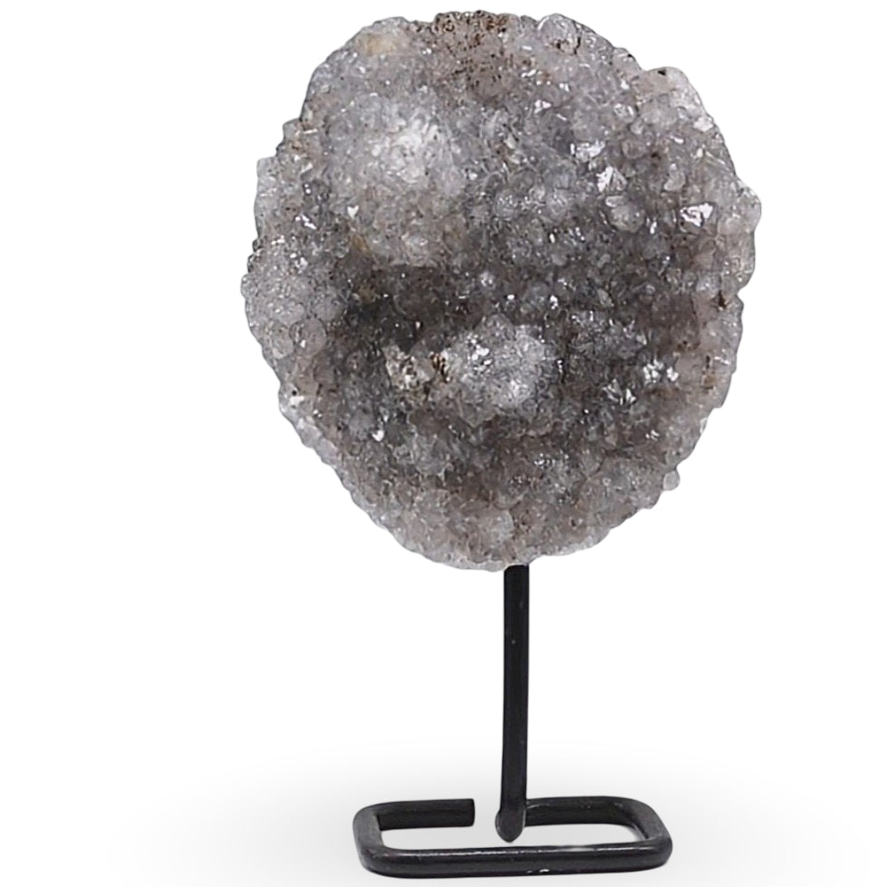 Cluster - Druzy on Metal Stand - Amethyst - 1075g