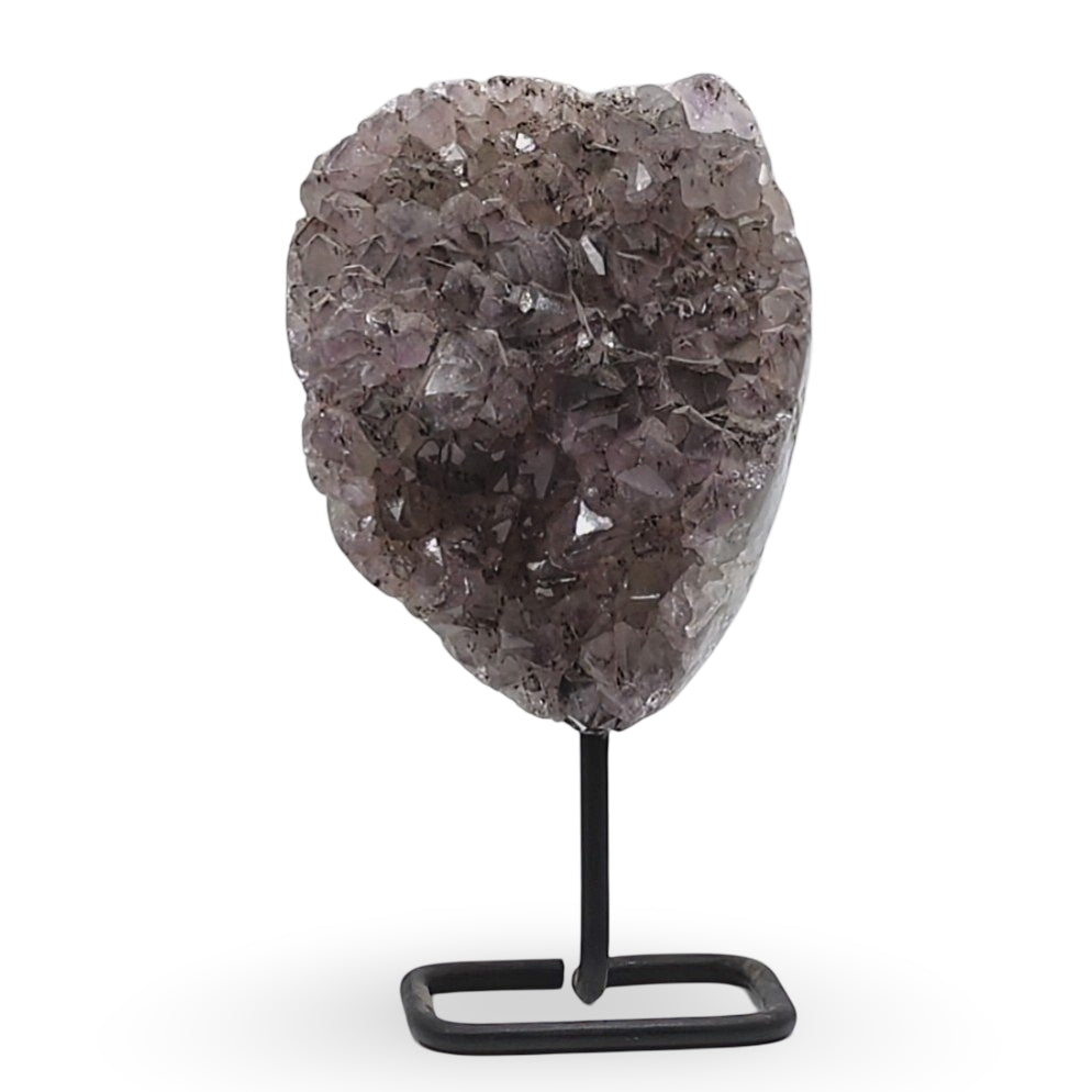 Cluster - Druzy on Metal Stand - Amethyst - 2535g