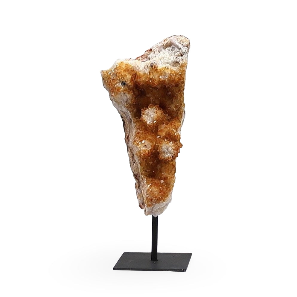 Cluster - Druzy on Metal Stand - Citrine - 810g