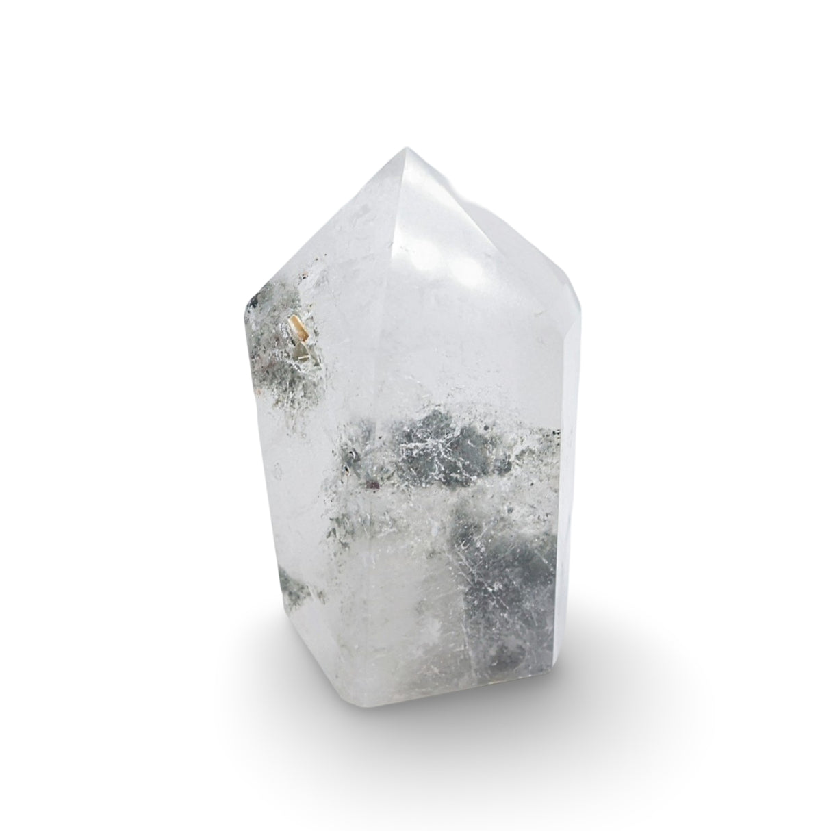 Obelisk - Lodolite (Phantom Quartz) - Large