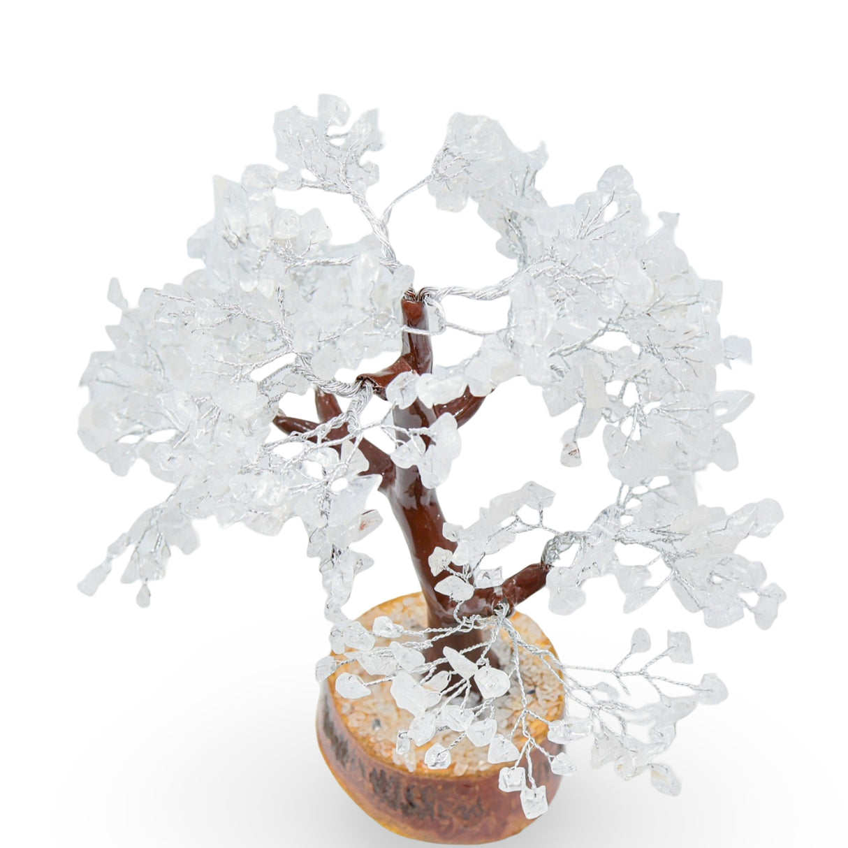 Home Decor - Gem Tree - Crystal Quartz - 10"H - 500 Beads