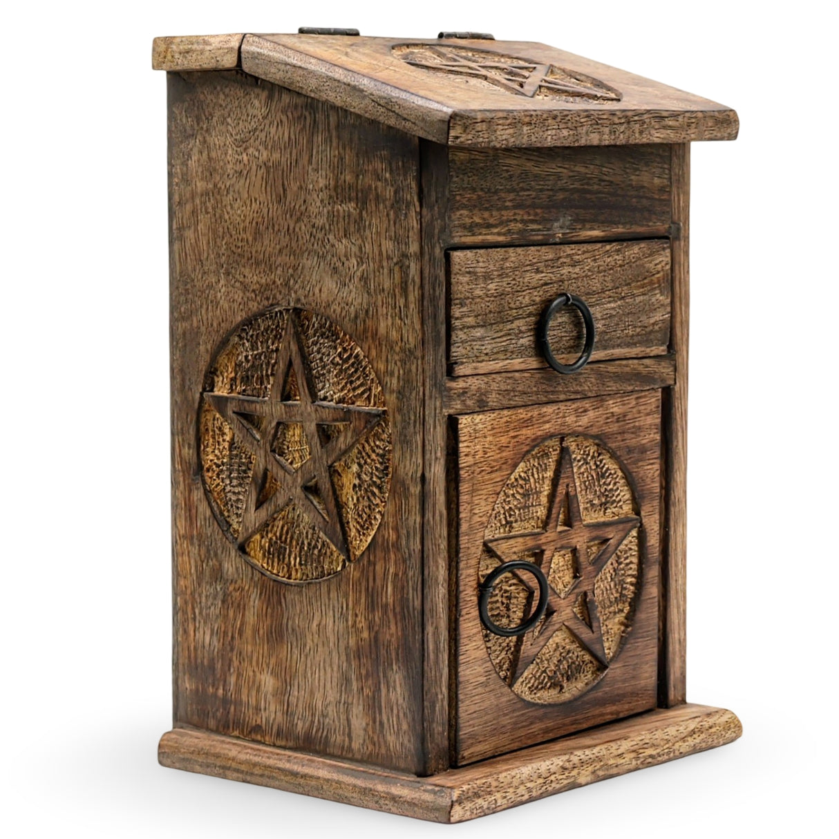 Home Decor - Wooden Storage Pentacle