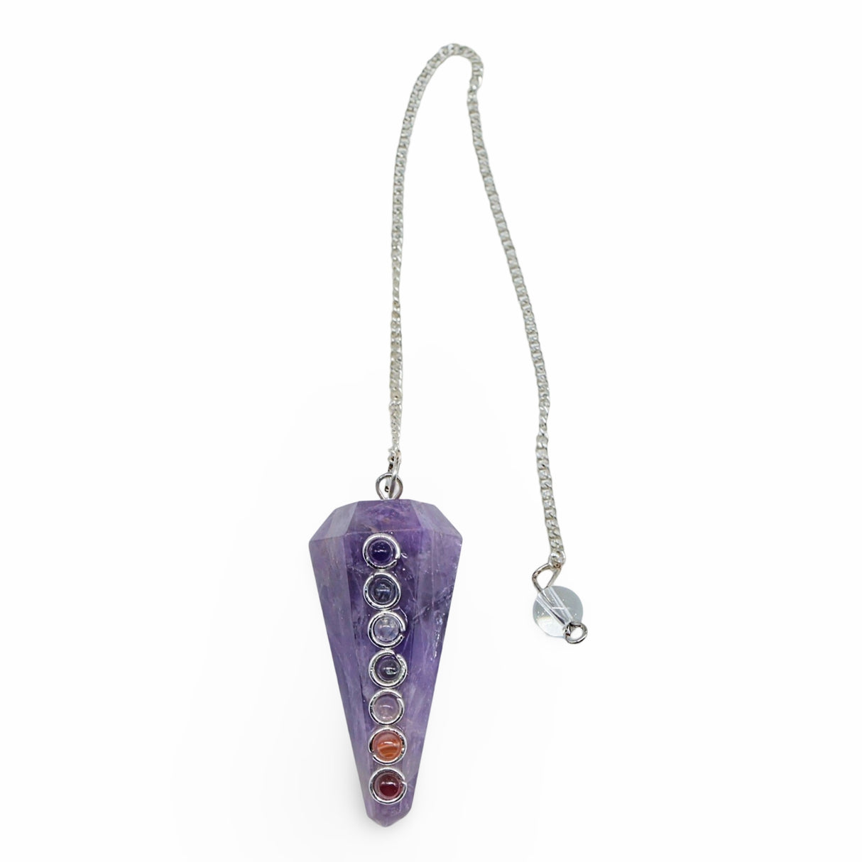 Pendulum - Orgonite - Chakra Mixed Amethyst