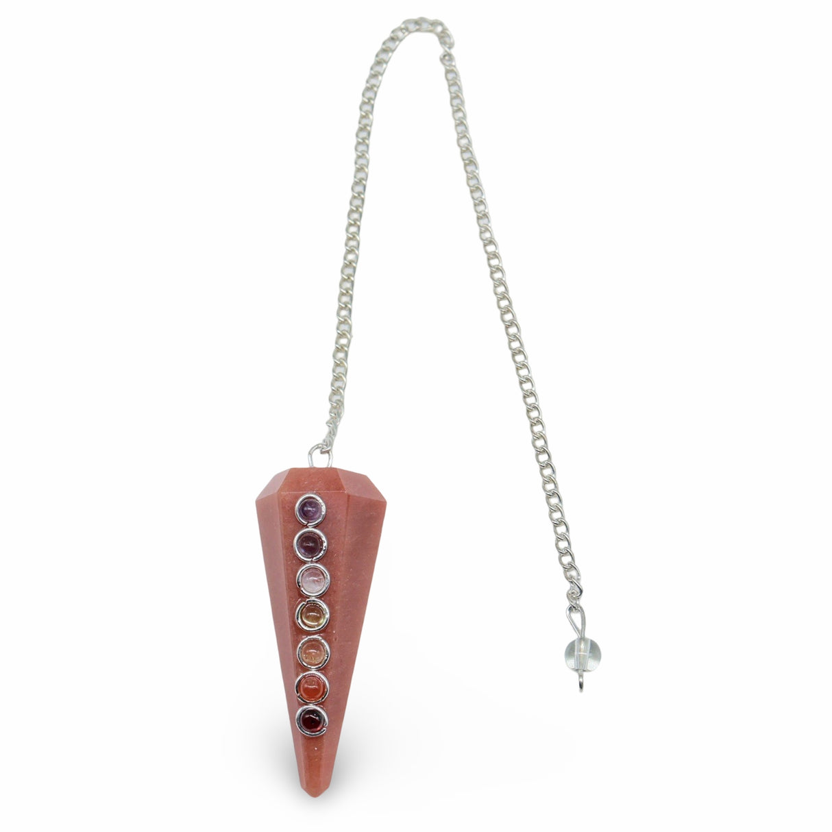 Pendulum - Orgonite - Chakra Mixed Red Aventurine