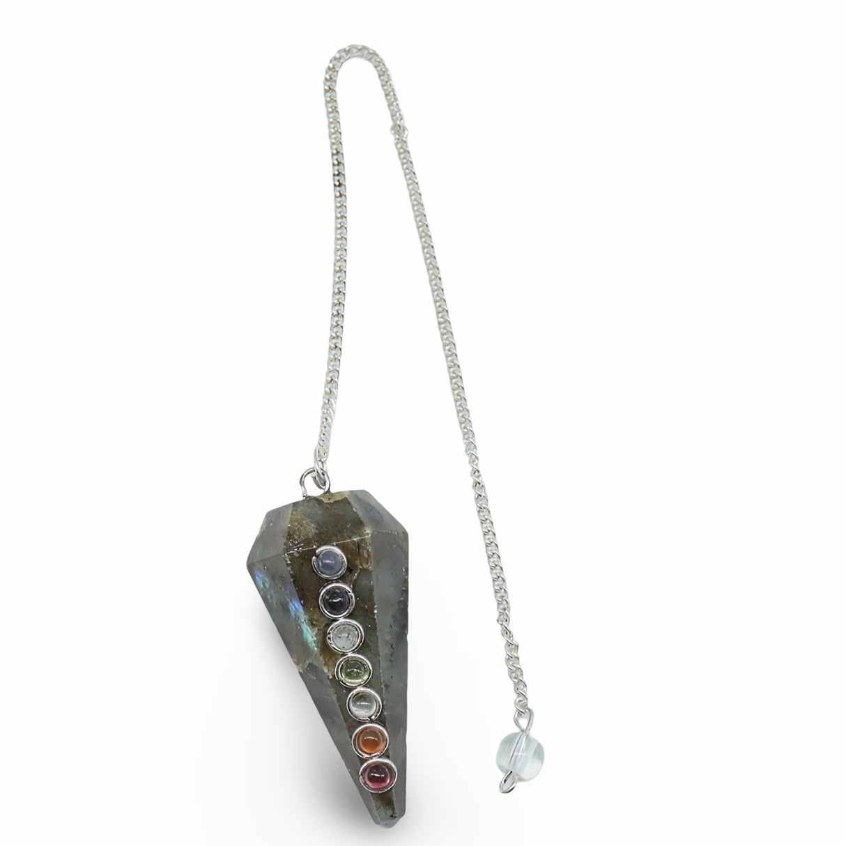 Pendulum - Orgonite - Chakra Mixed Labradorite