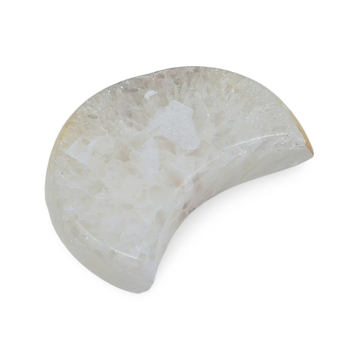 Stone - Agate Druze Specimen - Moon Shape