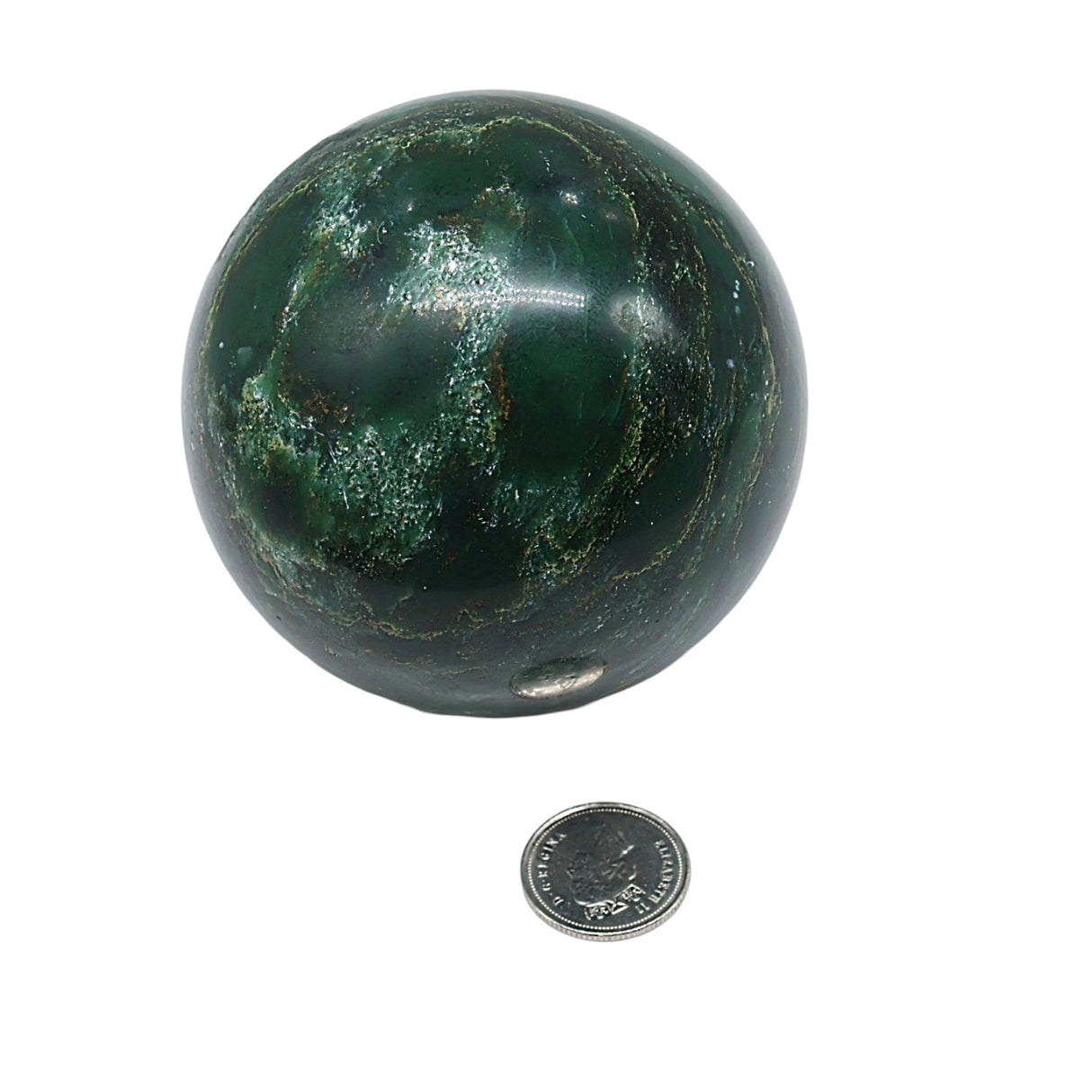 Sphere - Emerald - 3.5"