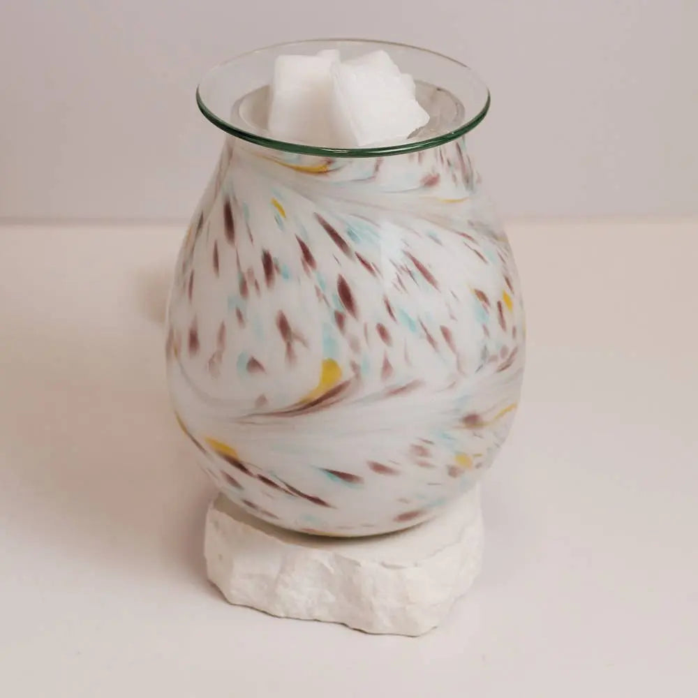 Diffuser - Electric Oil & Wax Cube Burner - River Glass - Tabletop