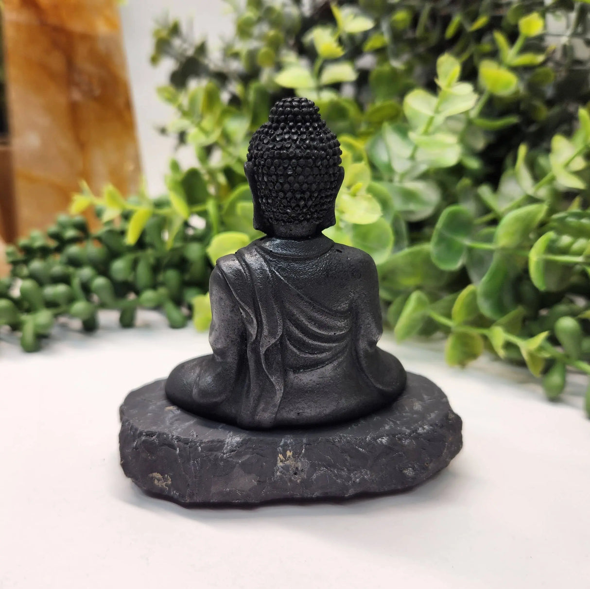 Home Décor – Shungite Sculpture – Buddha - 3.5x3x2 Inches