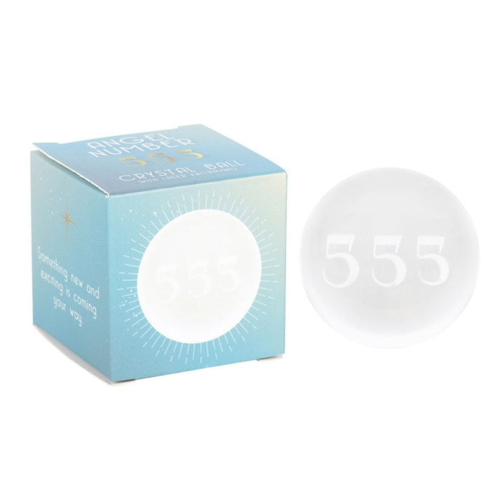 Sphere - Angel Number Crystal Balls - Your Choice 555