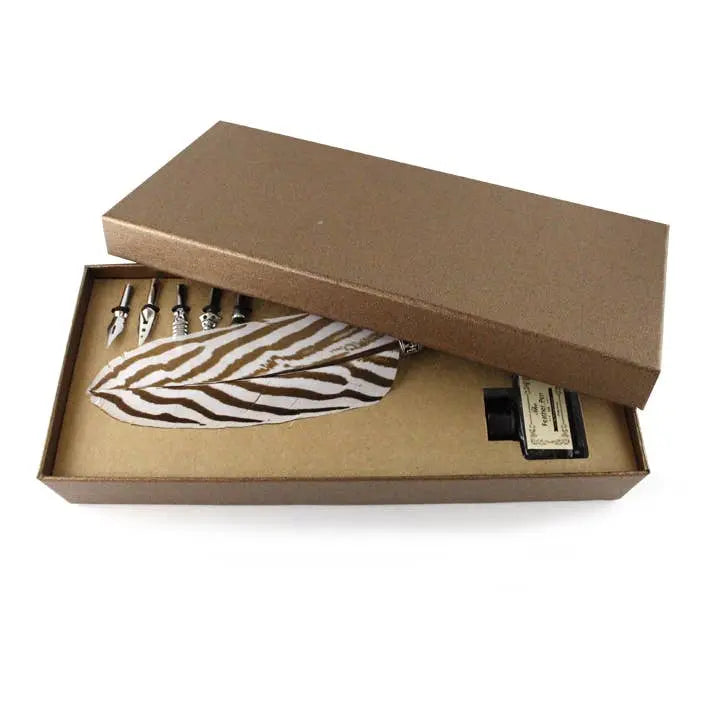 Wicca & Pagan - Phaesant Feather Ink Set