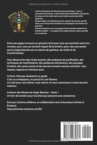 Books - Grimoire des Rituels de Magie Blanche Tome 1 - French Version