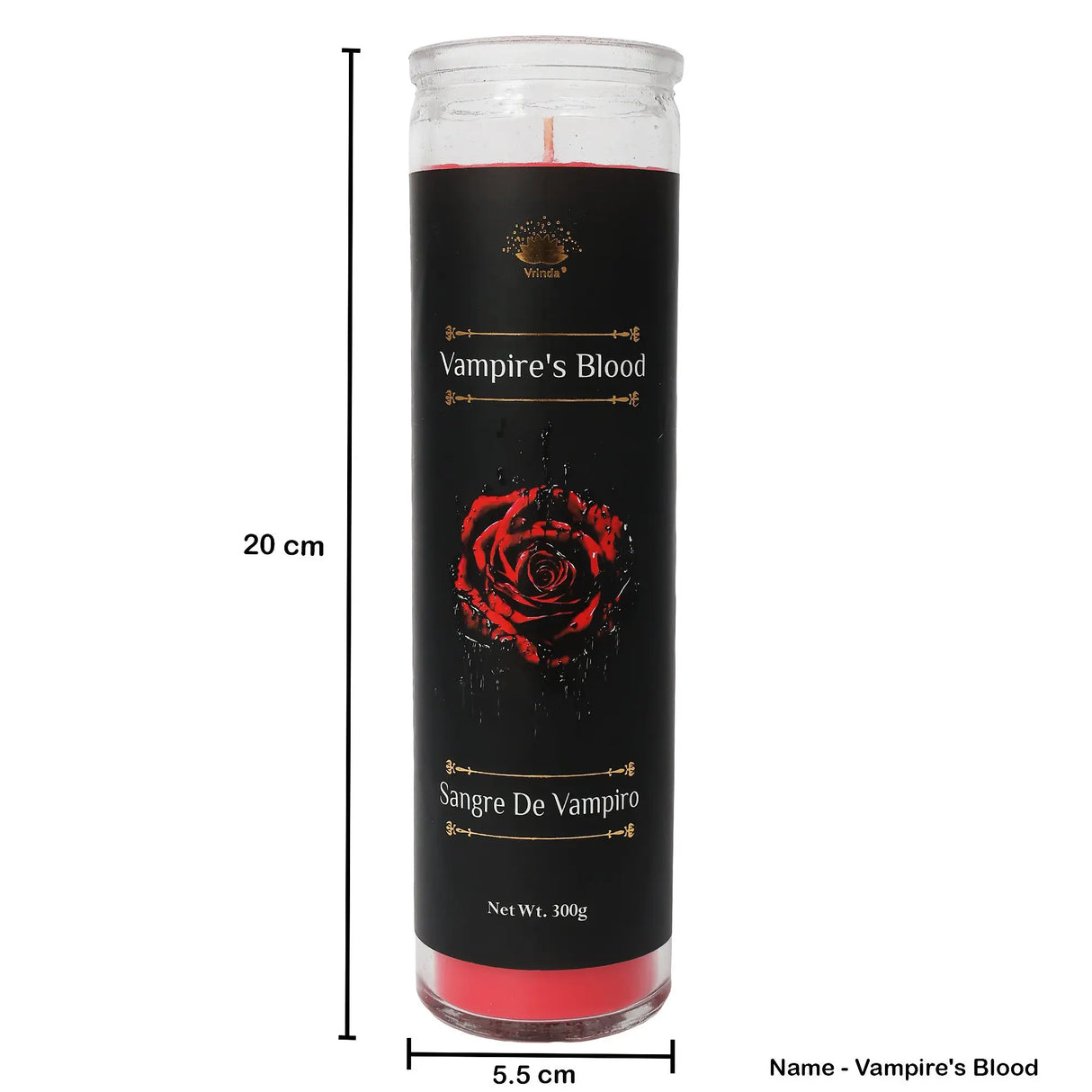 Scented Candle - Vampire Blood - Pillar
