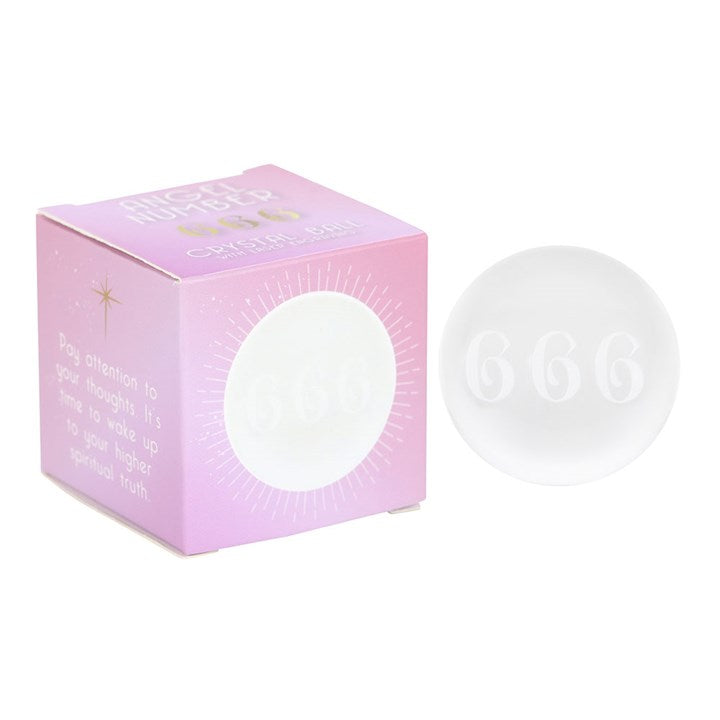 Sphere - Angel Number Crystal Balls - Your Choice 666
