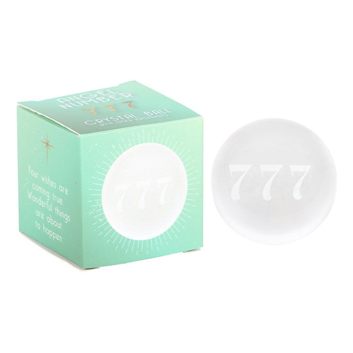 Sphere - Angel Number Crystal Balls - Your Choice 777