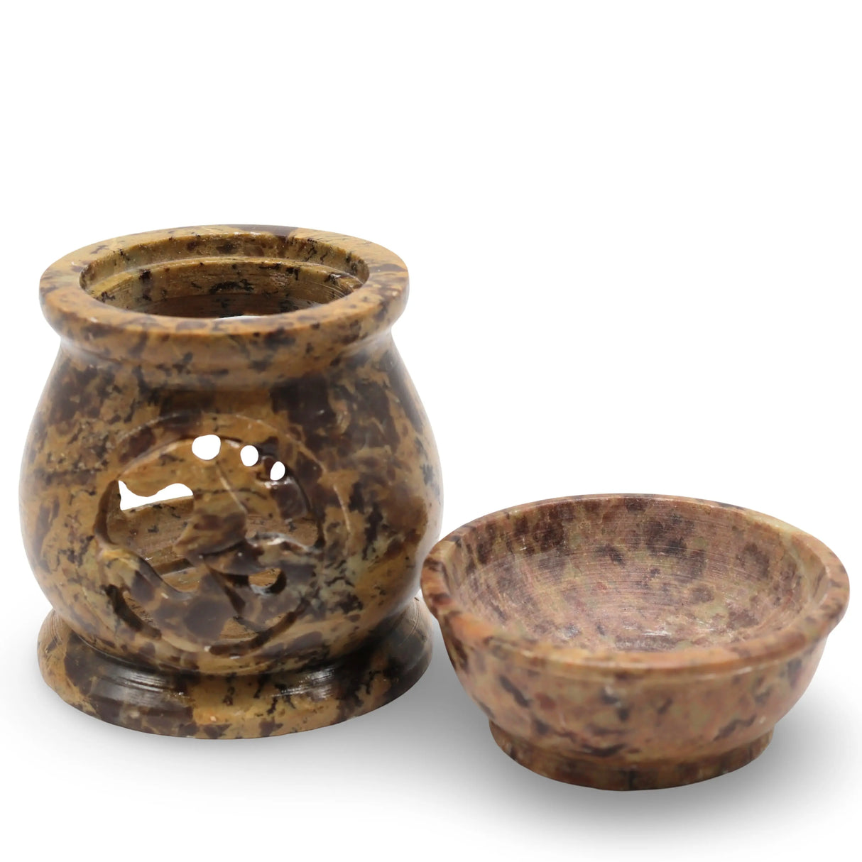 Aroma Diffuser - Oil & Wax Cube Burner - Ceramic - OM