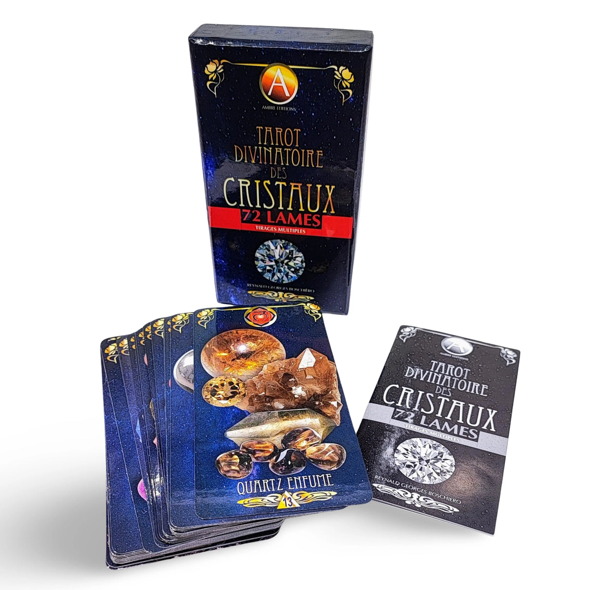 Astro Tarot Oracle -Tarot Divinatoire des Cristaux with French Guidebook