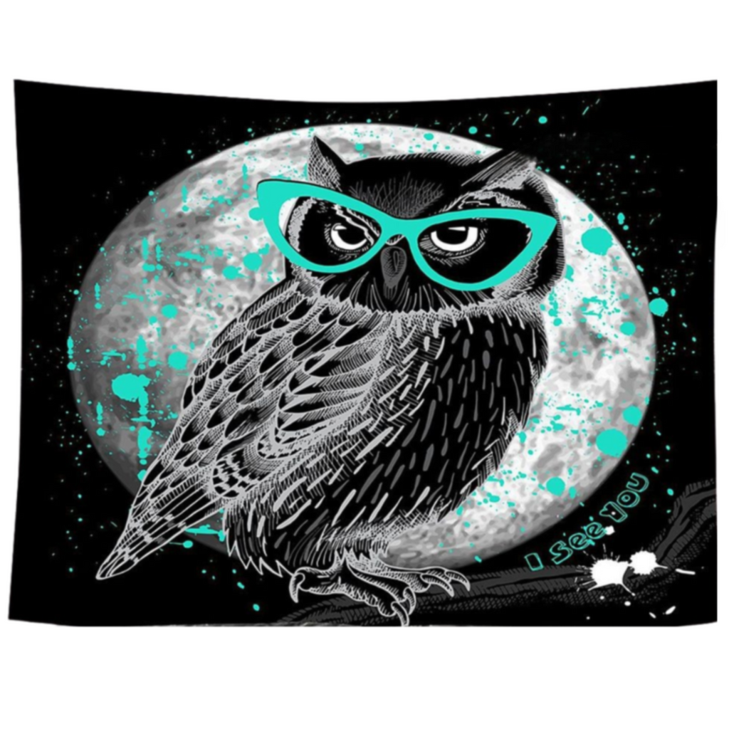 Banner -Tapestry -Owl