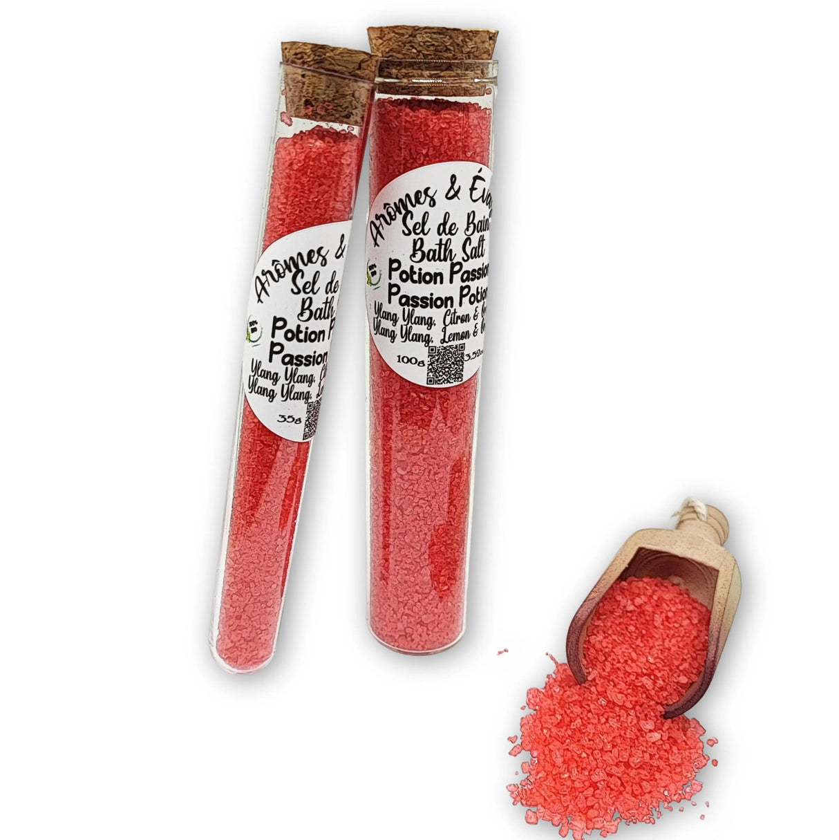 Bath Salt -Passion Potion -Ylang Ylang, Lemon & Orange Essential Oil