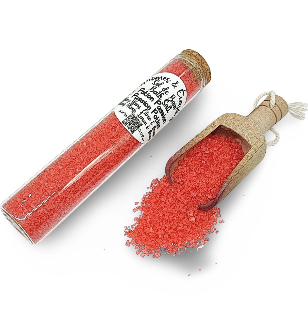 Bath Salt -Passion Potion -Ylang Ylang, Lemon & Orange Essential Oil 100g 3.52oz