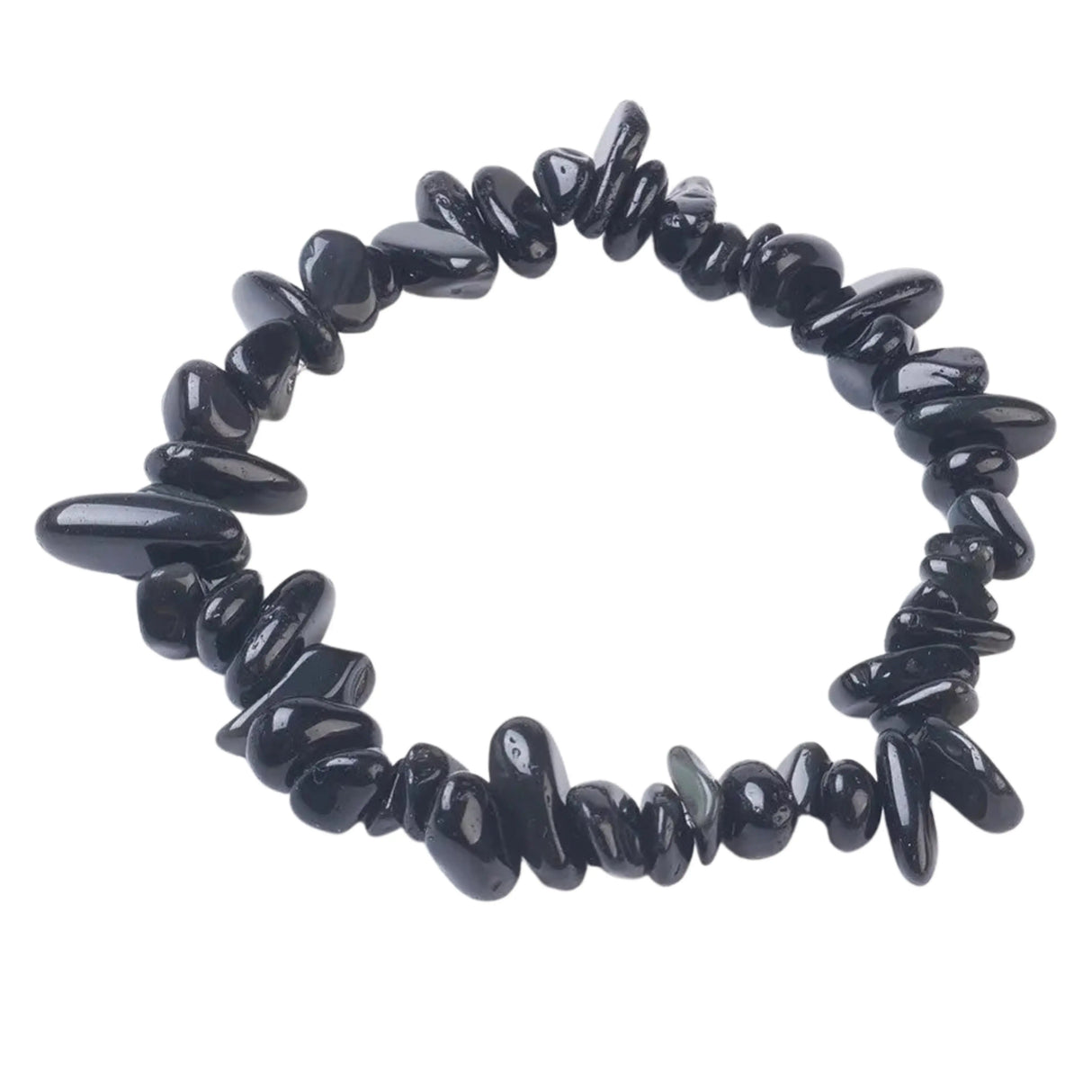 Bracelet -Black Agate -Chips