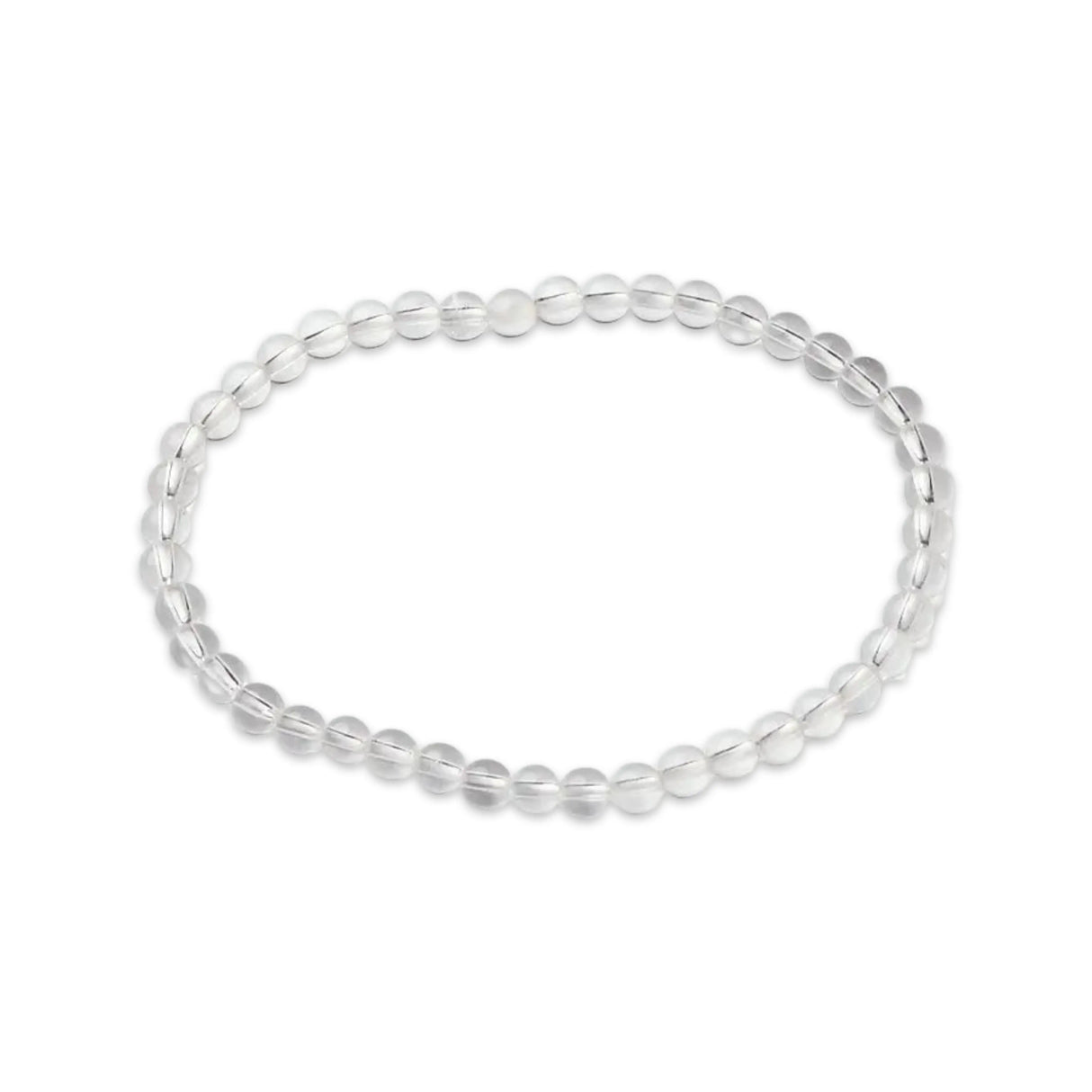 Bracelet -Crystal Quartz -4mm