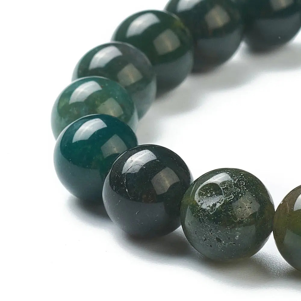 Bracelet - Moss Agate - 8mm