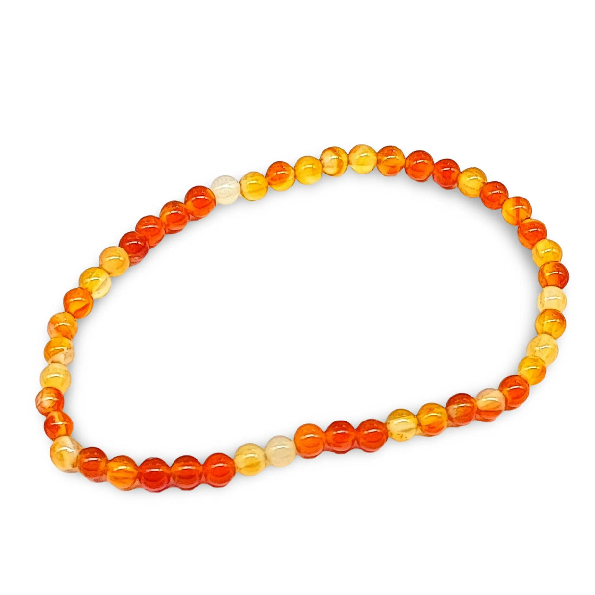 Bracelet -Carnelian -4mm
