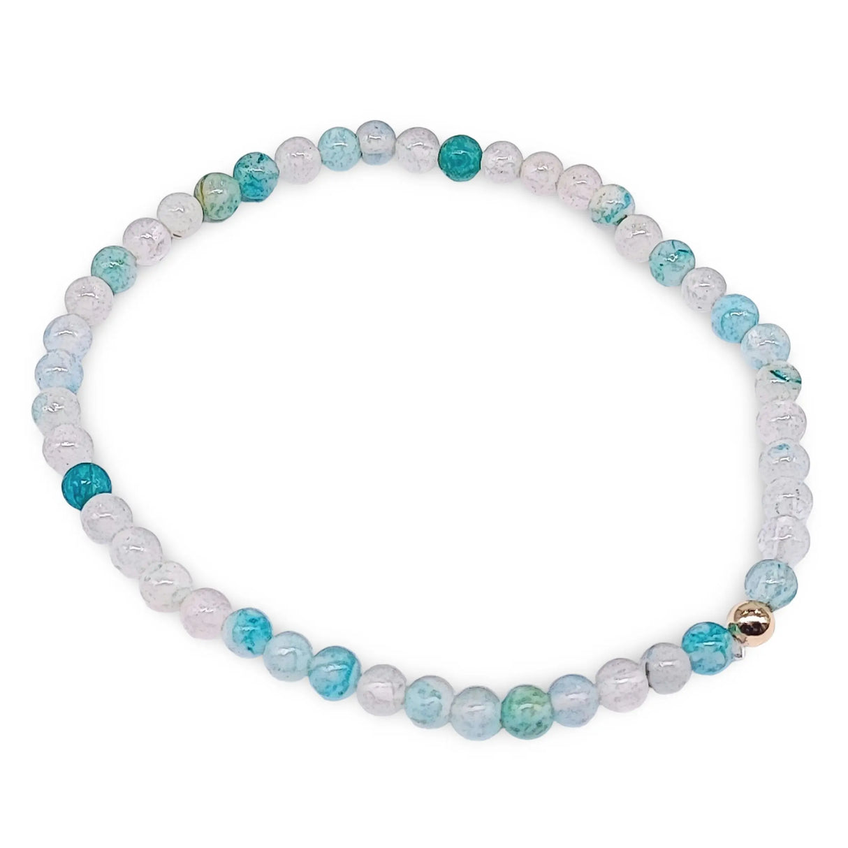 Bracelet -Hemimorphite -4mm