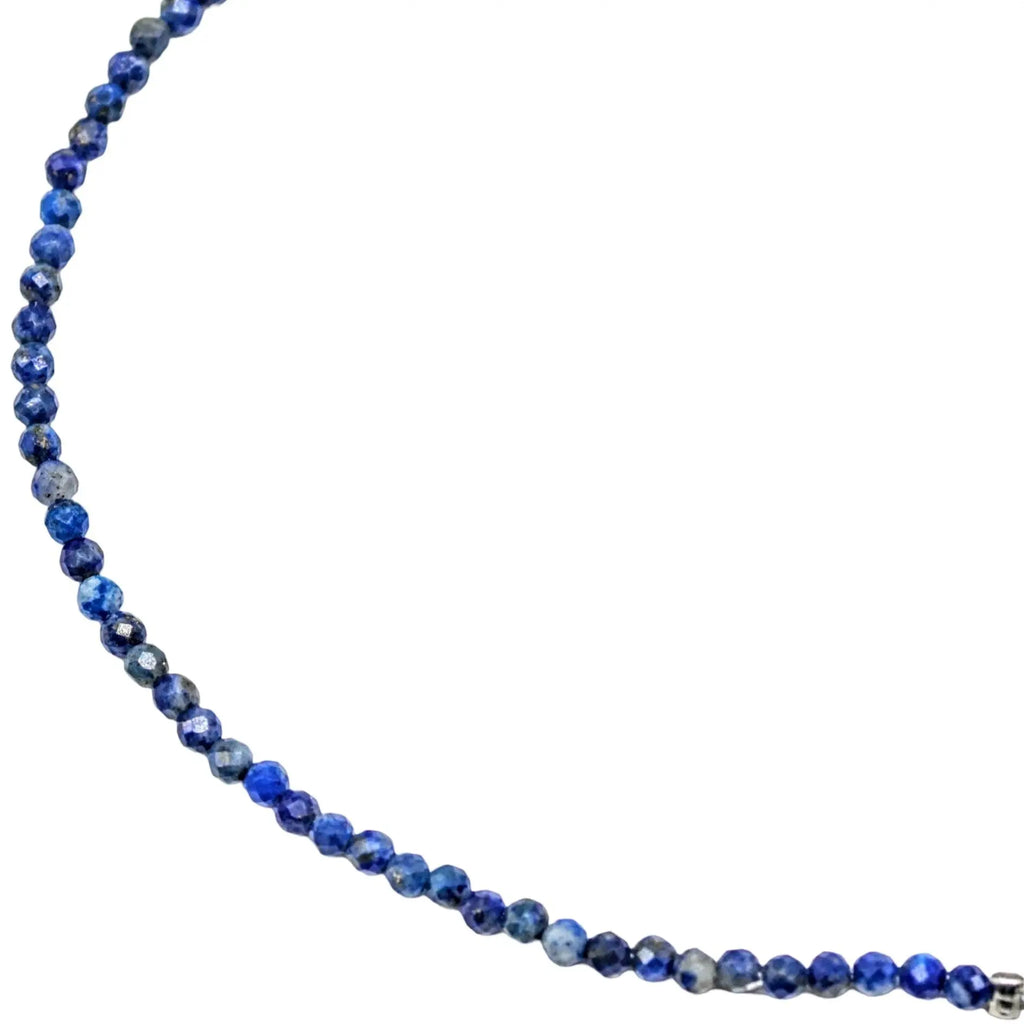 Bracelet - Lapis Lazuli - Faceted - 2mm