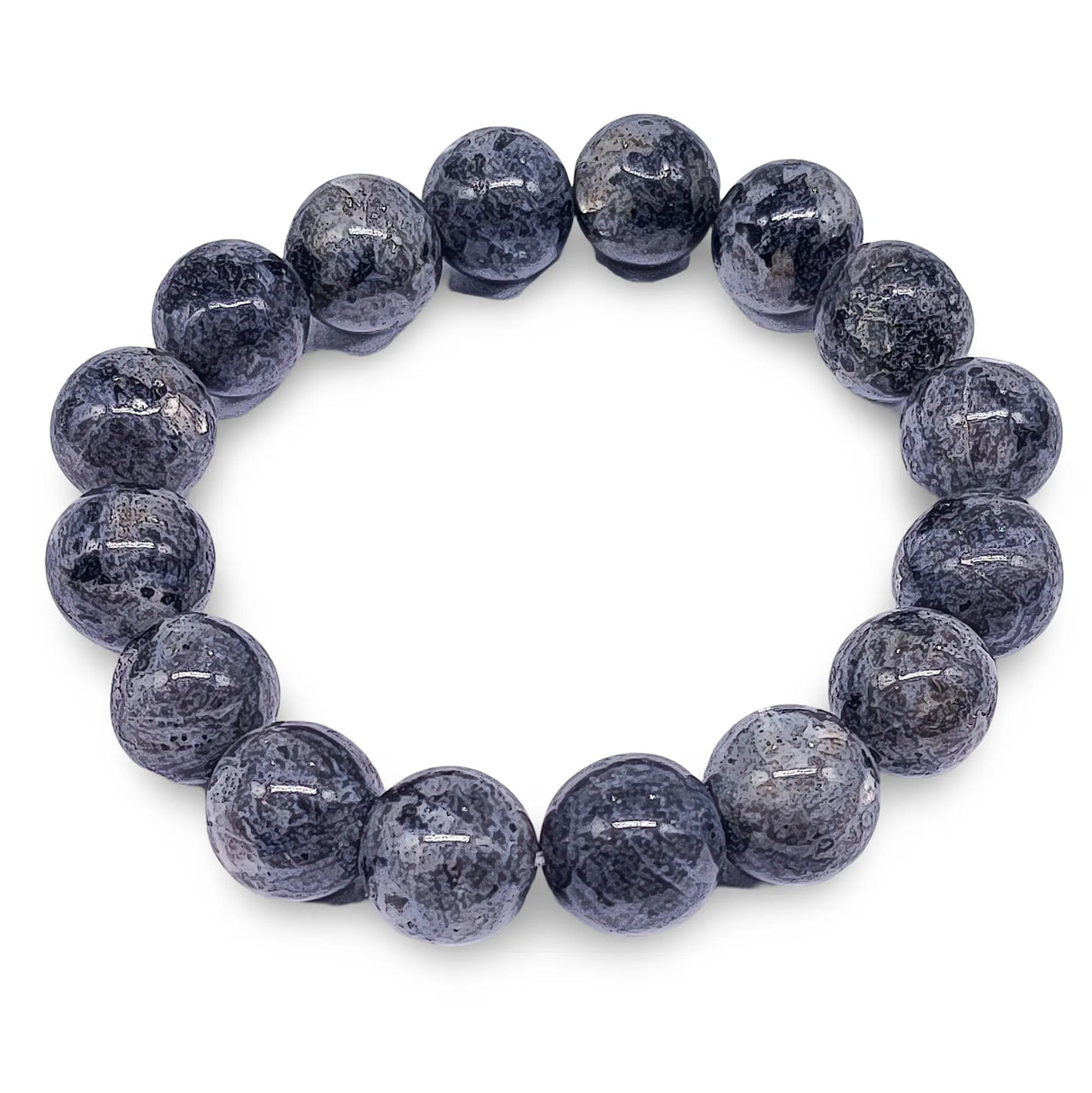 Bracelet - Larvikite - 12mm